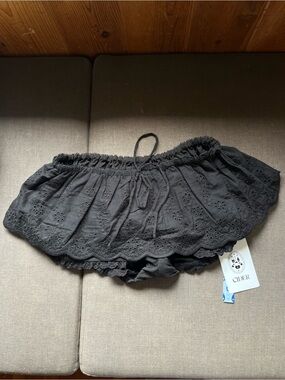Cider Black Eyelet Skirted Bloomers